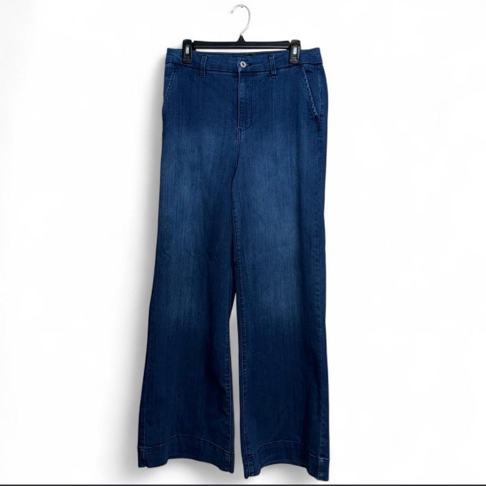 BCBGeneration Women’s Dark Washed High Rise Denim Trouser Pants Size 11/30